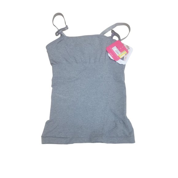 Maternity Postpartum Shaping Cami Ingrid & Isabel Heather Gray Size M Medium - Picture 1 of 6